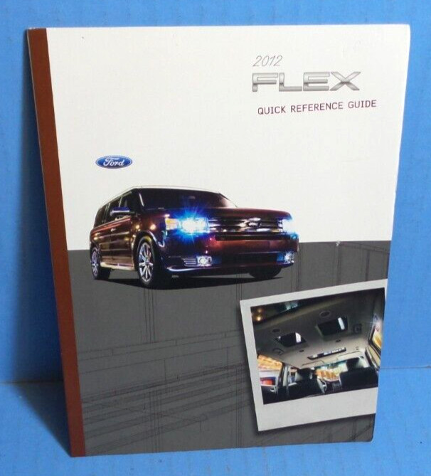 12 2012 Ford Flex owners manual reference guide