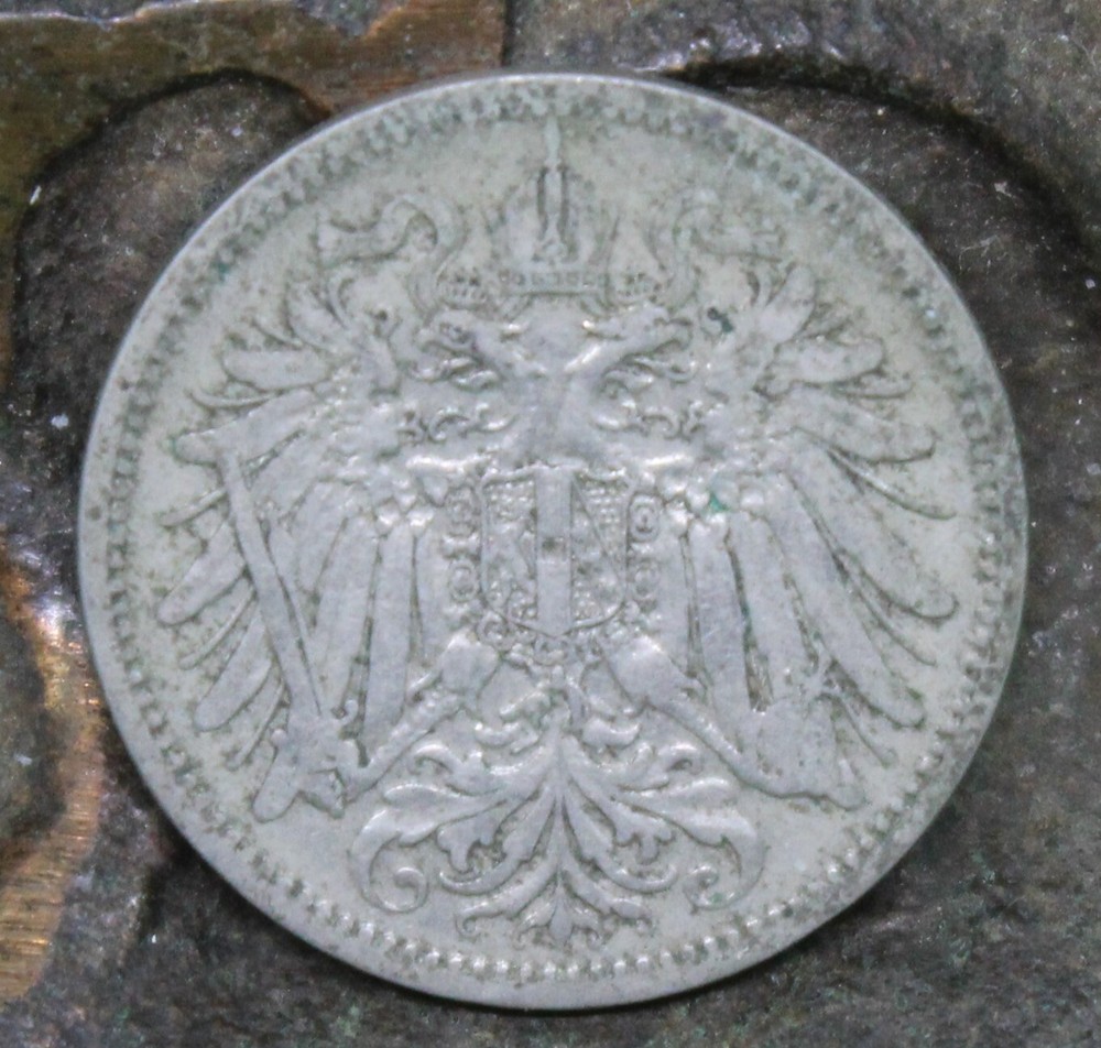 1895 Austria 20 Heller