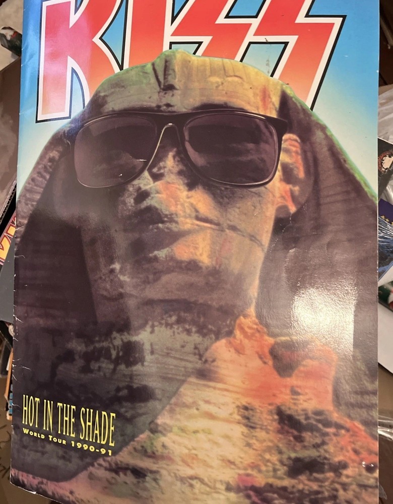 KISS RARE Vintage Hot In The Shade 1990-91 Concert Tour Program Oversized Book