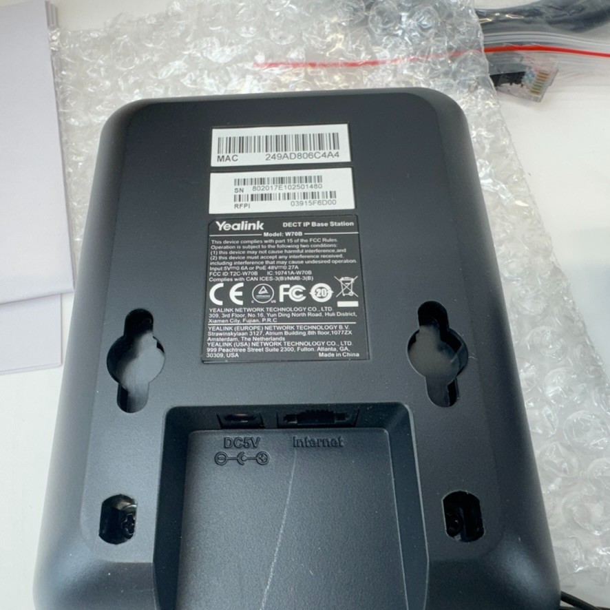 Yealink W78B DECT IP Base Station Verizon