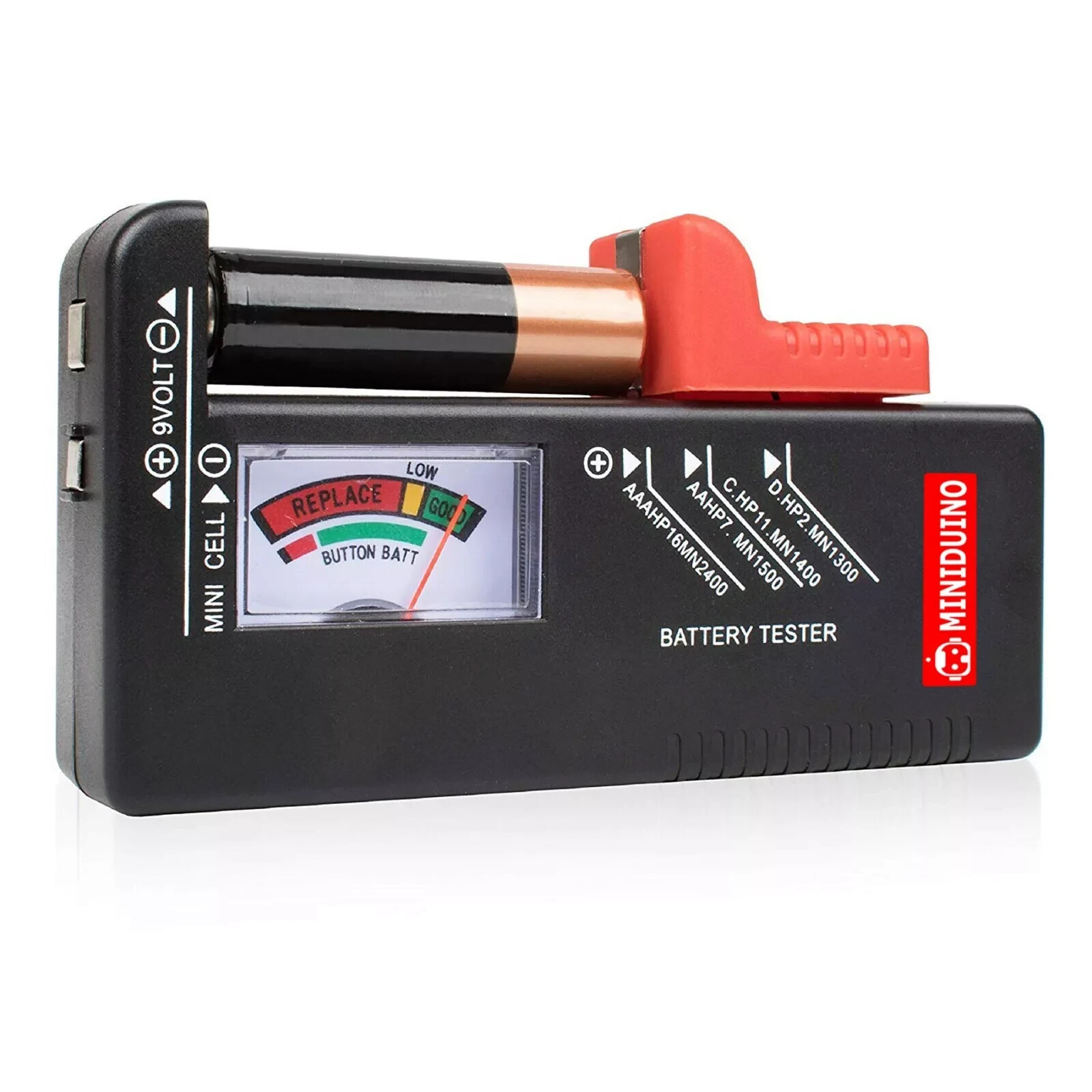 Universal Battery Tester Checker for AA AAA C D 9V Button Cell