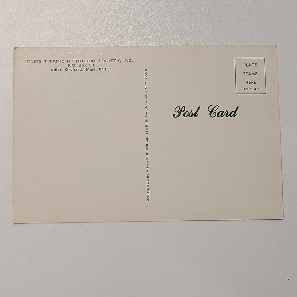 R.M.S. Olymic Postcard