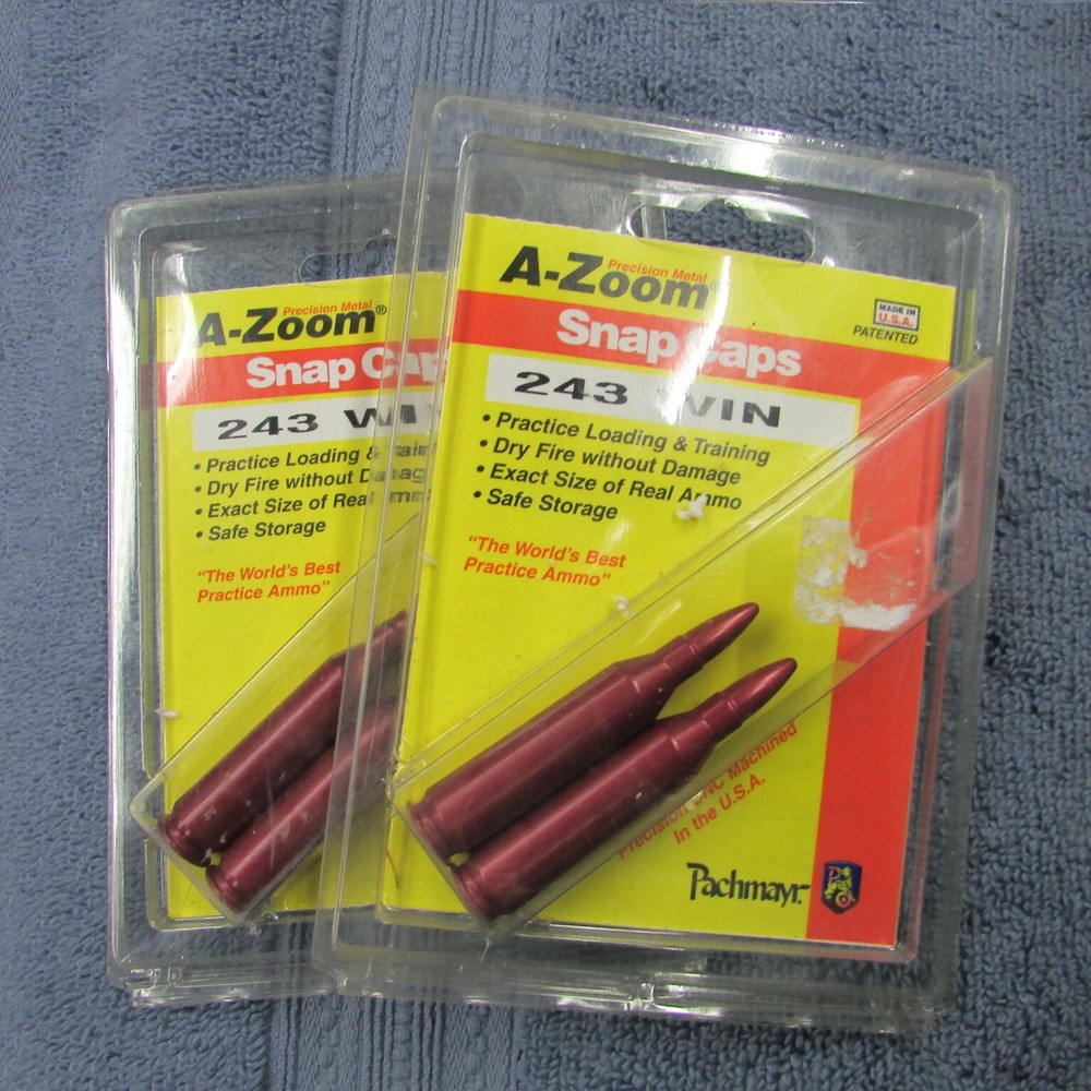 A-Zoom Snap Caps (2)   243 Win.  12223  (2 Pack)