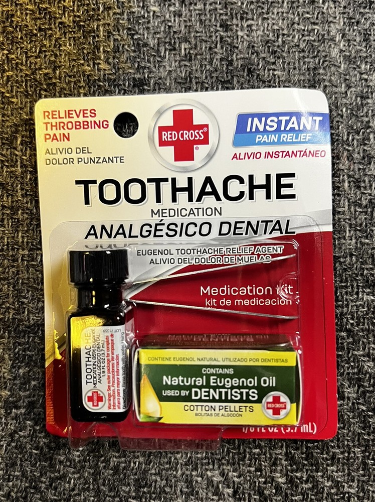 2 Red Cross Toothache Kit