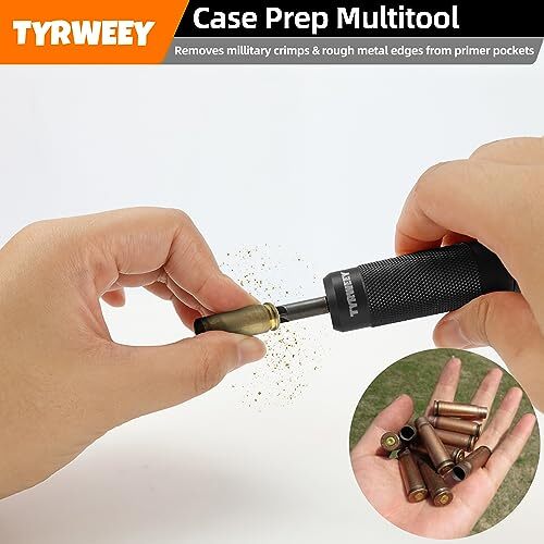 TYRWEEY Case Prep Multitool, Chamfer Deburring Tools for Black