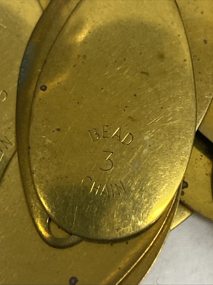 BRASS SPINNER BLADES #4 30 CT