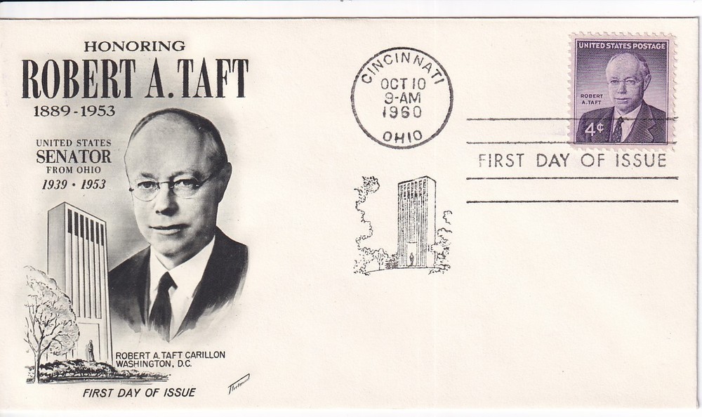 STAMPS US SCOTT 1161 "Robert A. Taft" 4 CENT 1960 FDC - A