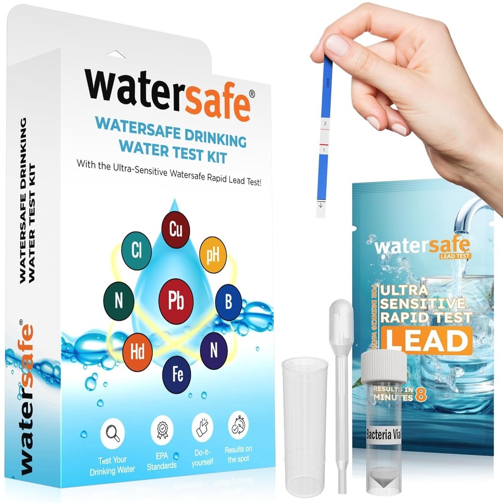 Water Testing Kit - Lead, Bacteria, pH, Nitrates
