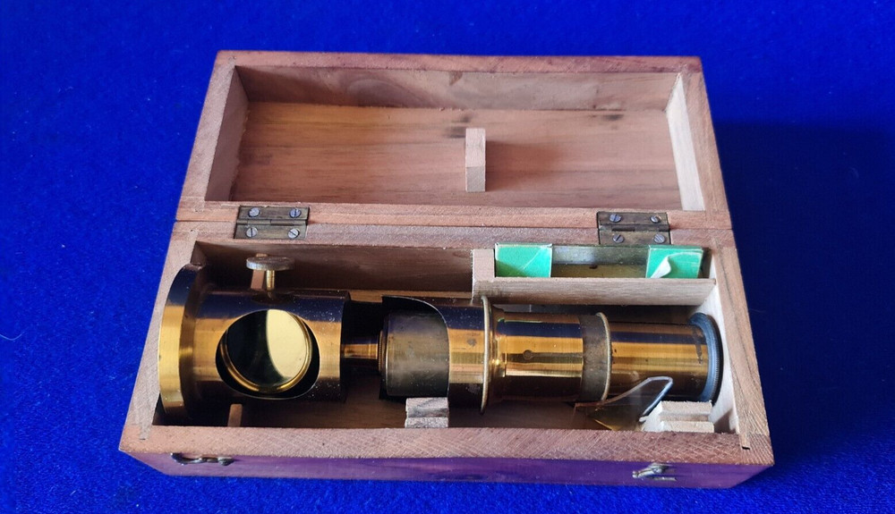 Early 20th Century Students/ Travel Microscope cased