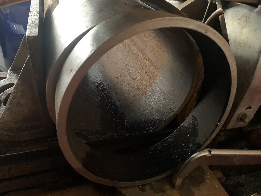 8” X 2” Schedule 40 Pipe Collar Ring For Welding CouponsS 9 Ring Collars