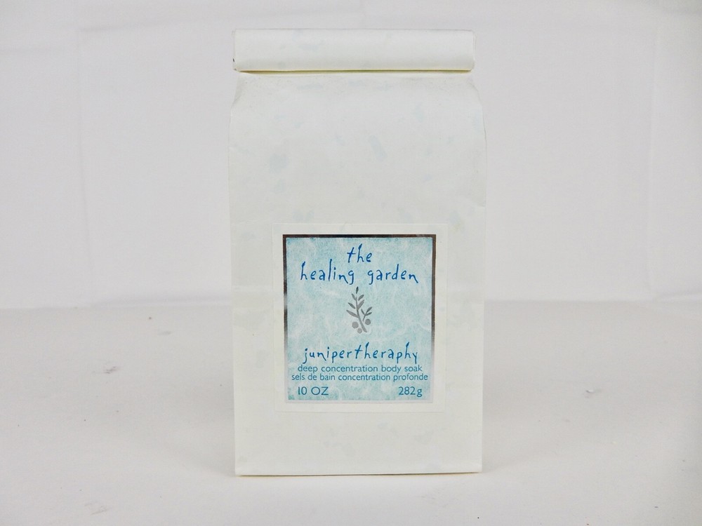 JUNIPER THERAPHY BATH SALTS DEEP CONCENTRATION BODY SOAK 10 OZ