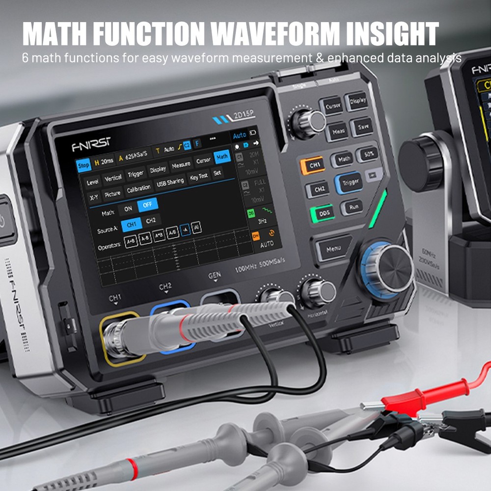All-in-One Handheld 100MHz ScopeMeter:Oscilloscope Waveform Generator&Multimeter