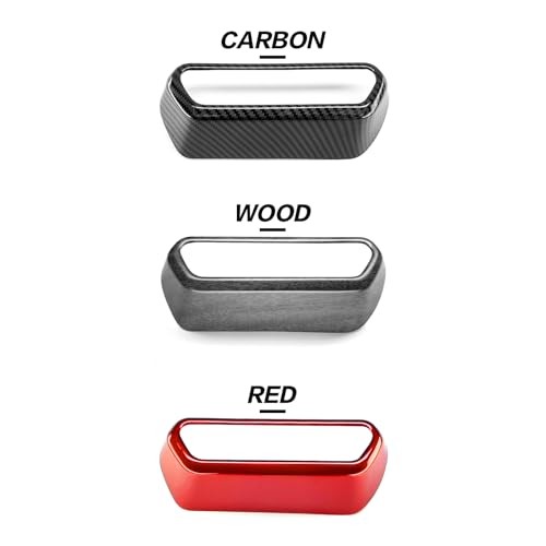Headlight Control Panel Cover Compatible with Kia K4 2025 Carbon Fiber Pattern
