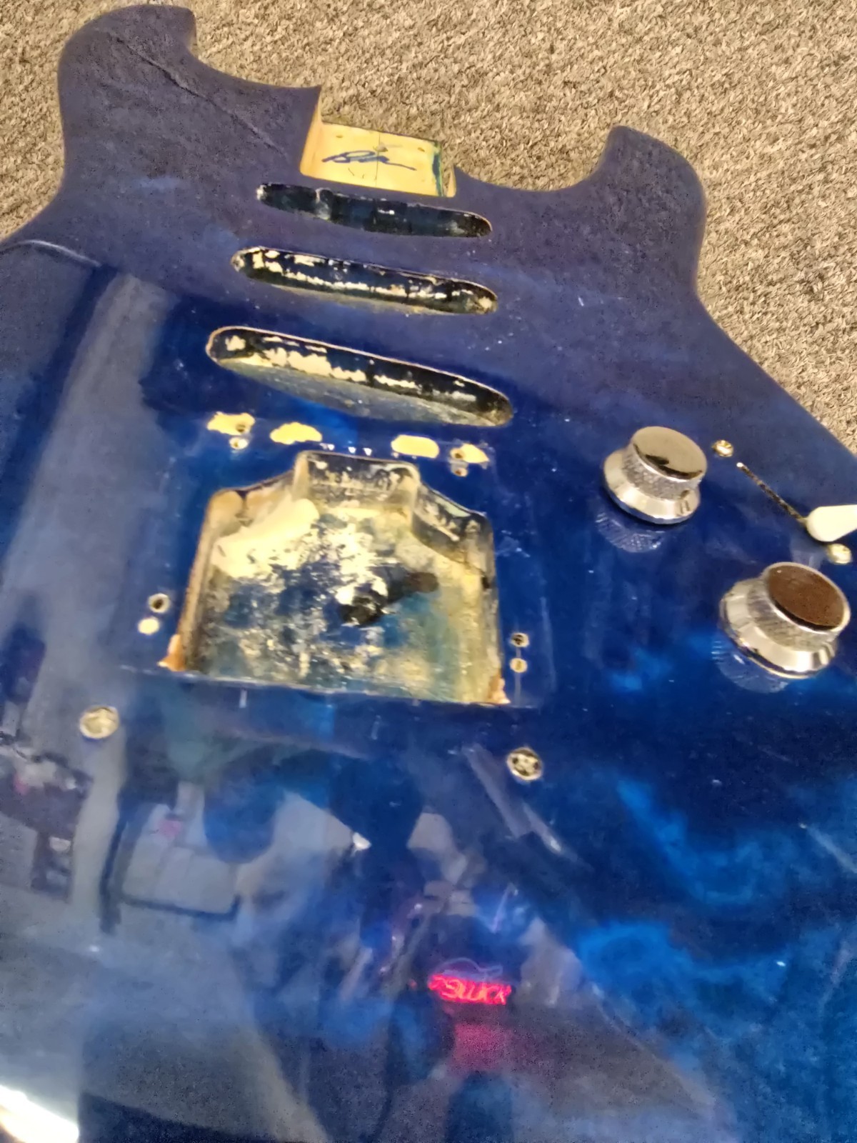 Late 80’s BC Rich Electric Guitar Body St iii USA