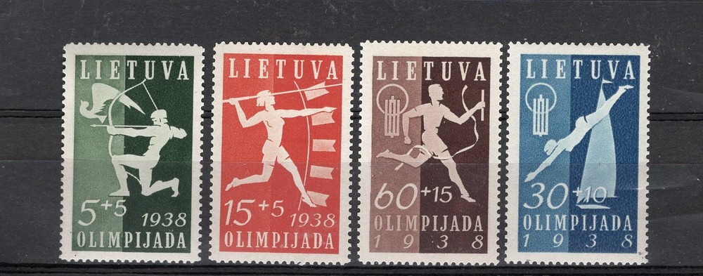 LITHUANIA, YV # 362/5, COMPLETE SET, MH