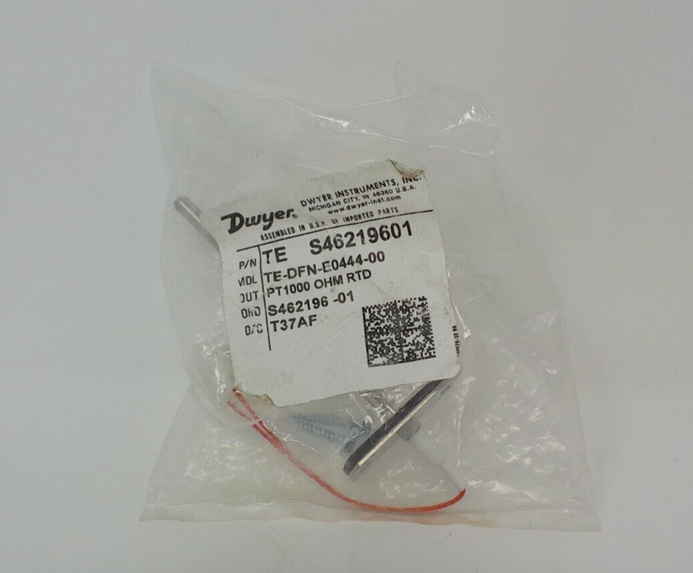Dwyer TE-DFN-E0444-00 PT1000 Ohm RTD
