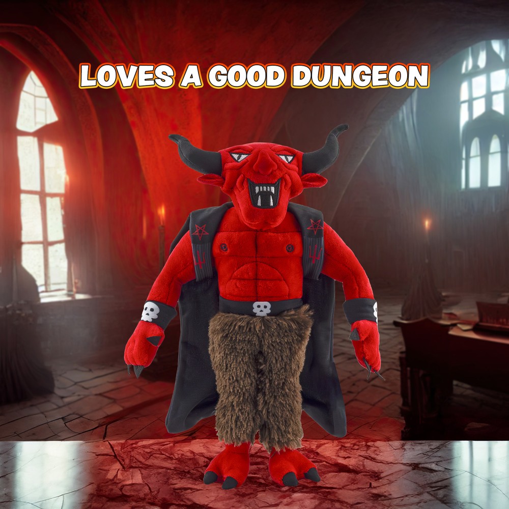 Satan Devil Plush; Stuffed Toy Evil Beelzebub Figure