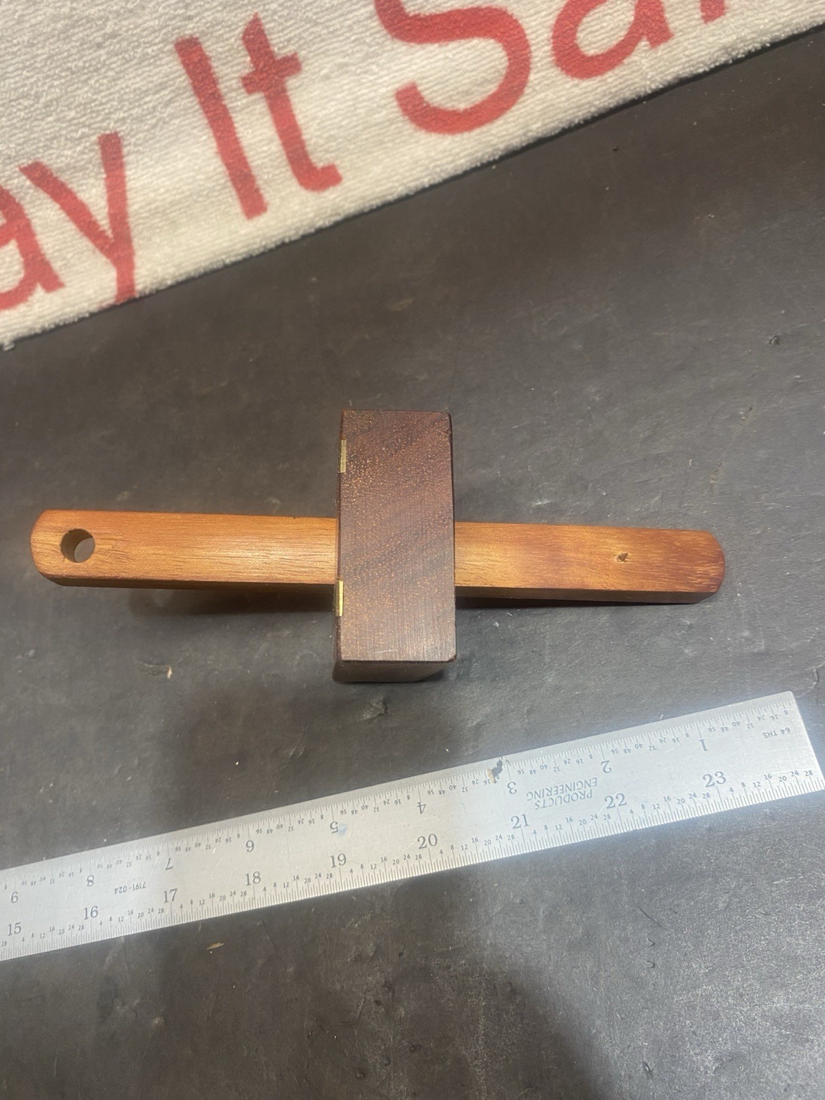 AMT Woodworking Tool Mortise Marker Brass Wood