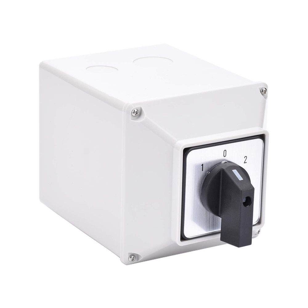 Changeover Selector Switch Box 63A 3 Position 12 Terminals Poles 440V 3 Phase Un