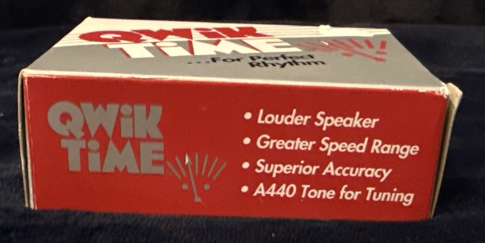 Qwik Time Quartz Metronome QT-3 - New In Box