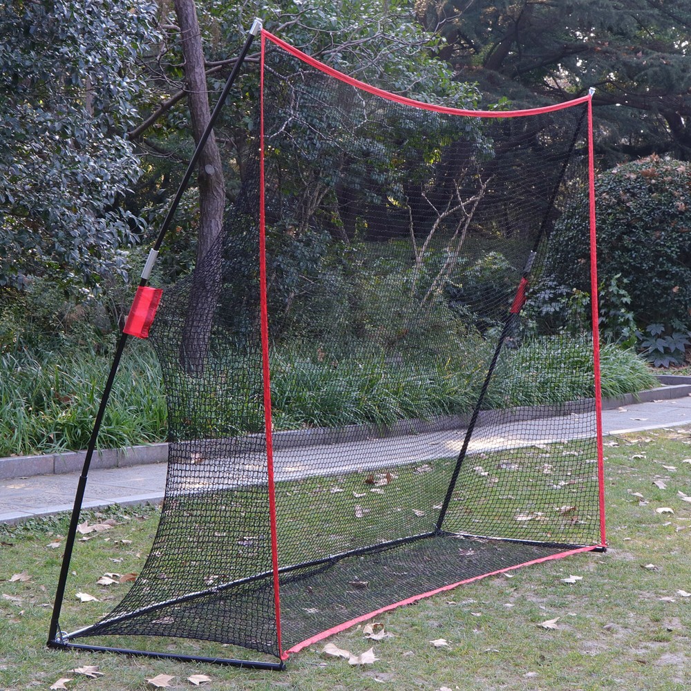 10x7ft Portable Golf Practice Net Hitting Training Net w/Carry Bag for Backyard