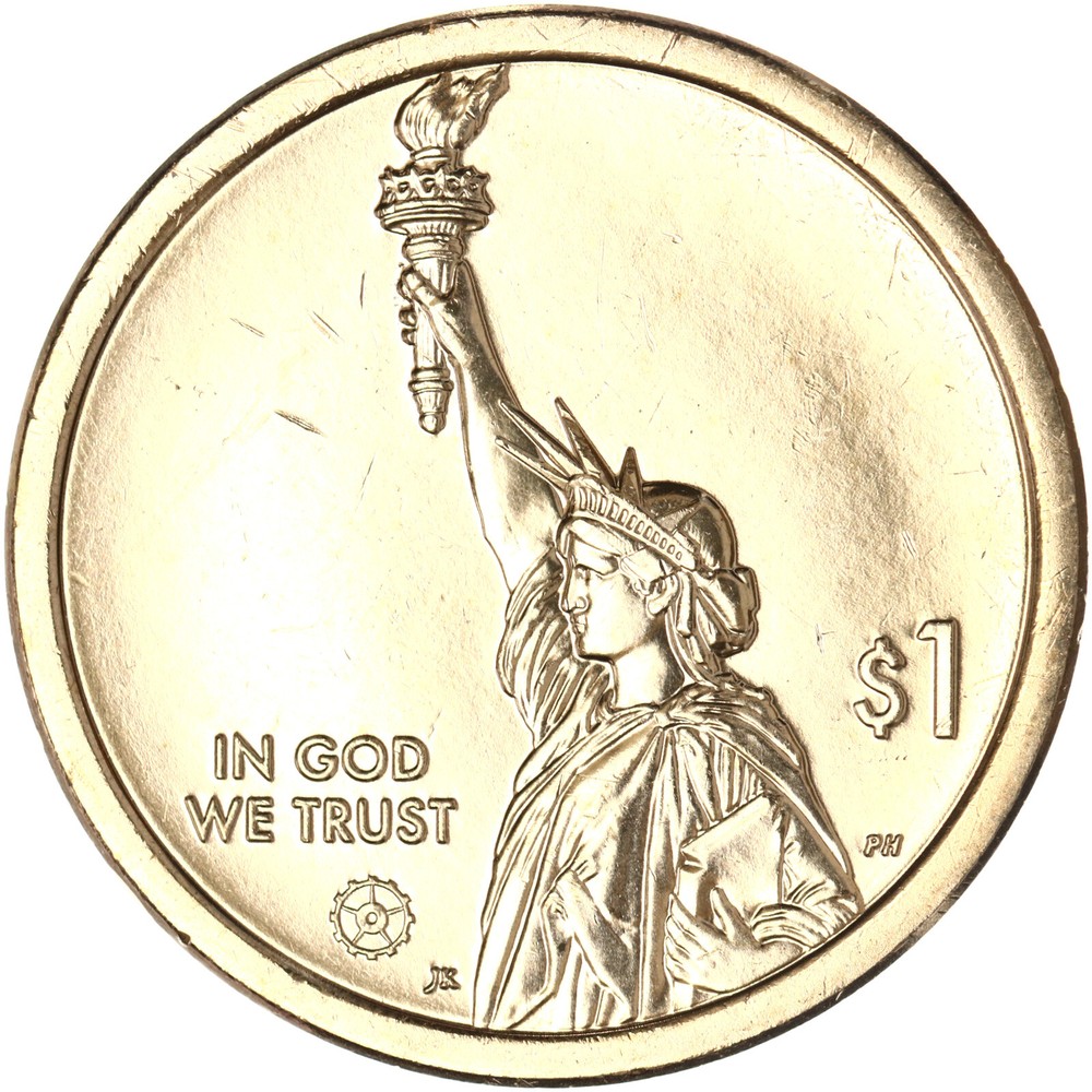 2020 P American Innovation Connecticut Gerber Variable Scale Dollar BU
