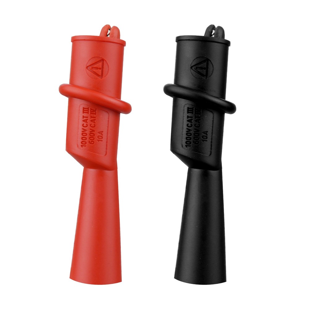 ZIBOO AC175 Threaded Slide-On Alligator Clip Set