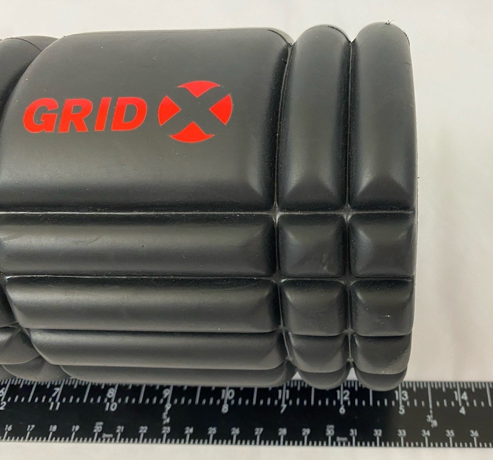 TriggerPoint GRID X Foam Roller 13” Extra Firm Massage Roller Black/Red
