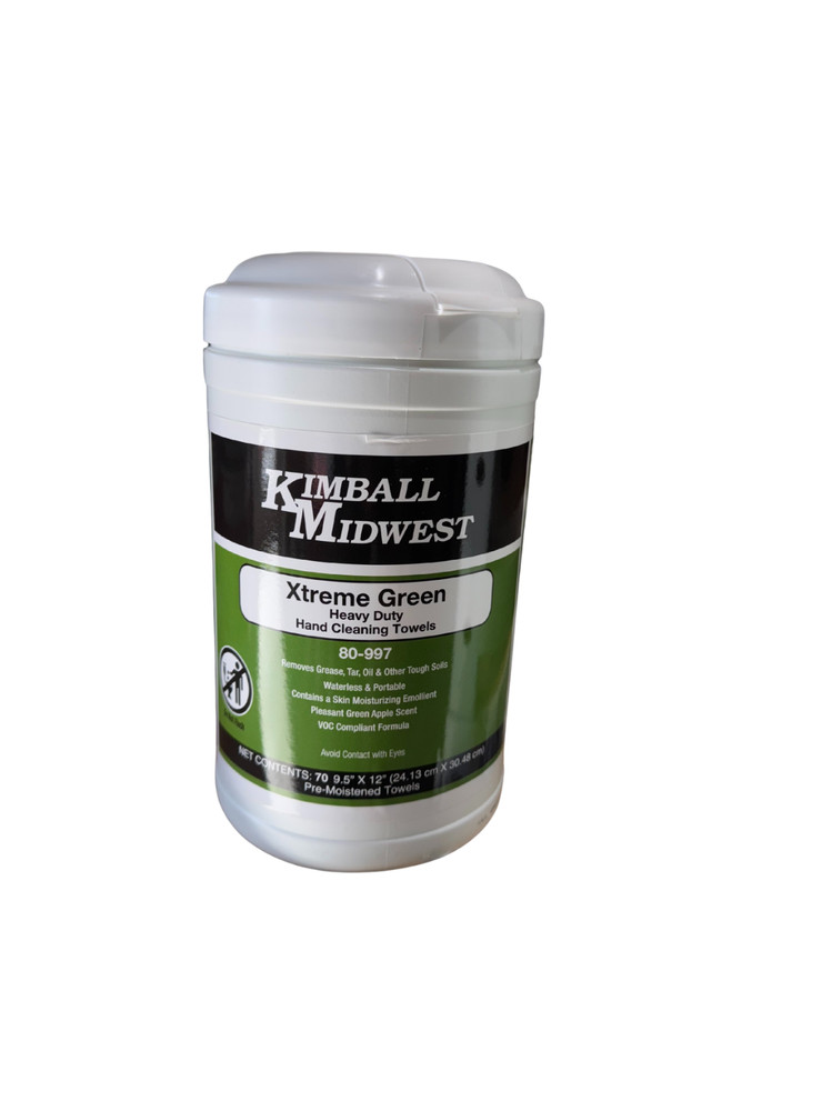 Kimball Midwest Xtreme Green Hand Cleaning Towel