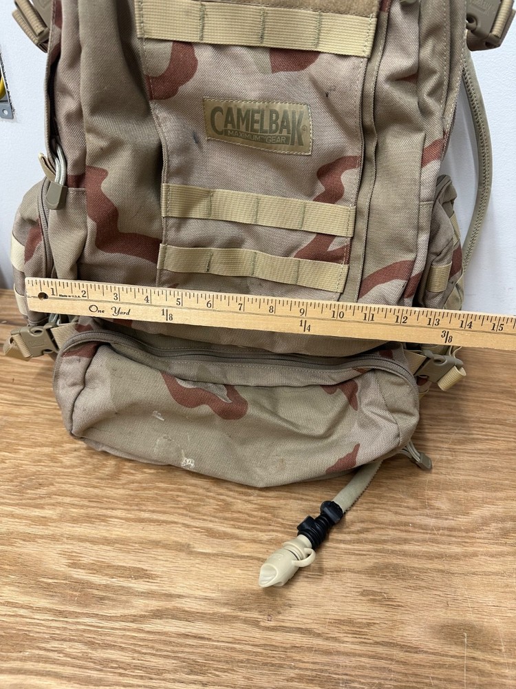Camelback Maximum Gear BFM Hydration Backpack Desert Camo XL Tactical Military