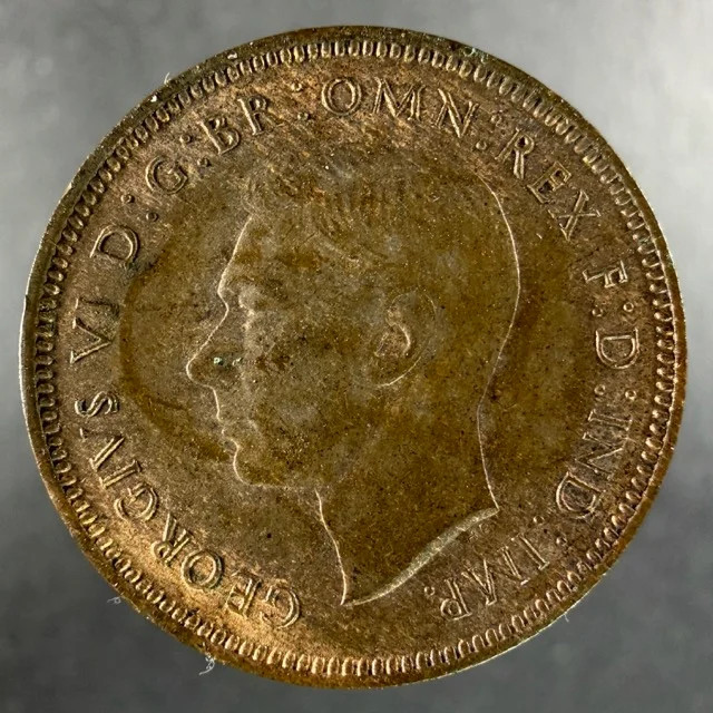 1947 Great Britain Farthing George VI Wren Reverse