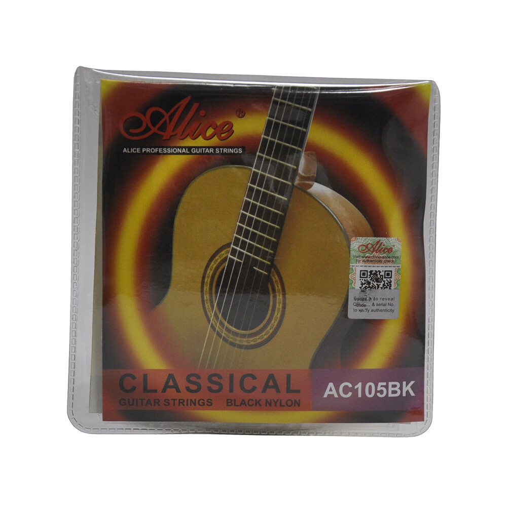 10Sets Alice Classical Guitar Strings Multifilament Nylon Silver Plated AC105BKH