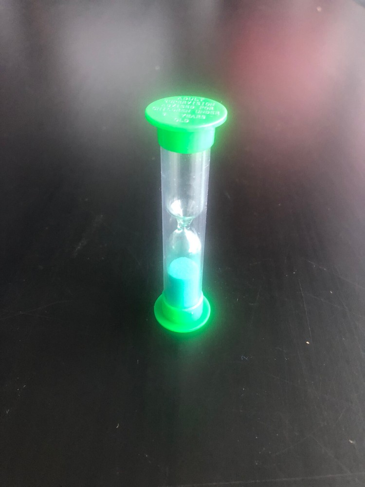 Teaching Tree Sand Timer 2 Minute Hourglass ~ Eggs, Time Out, Exercise, Cooking