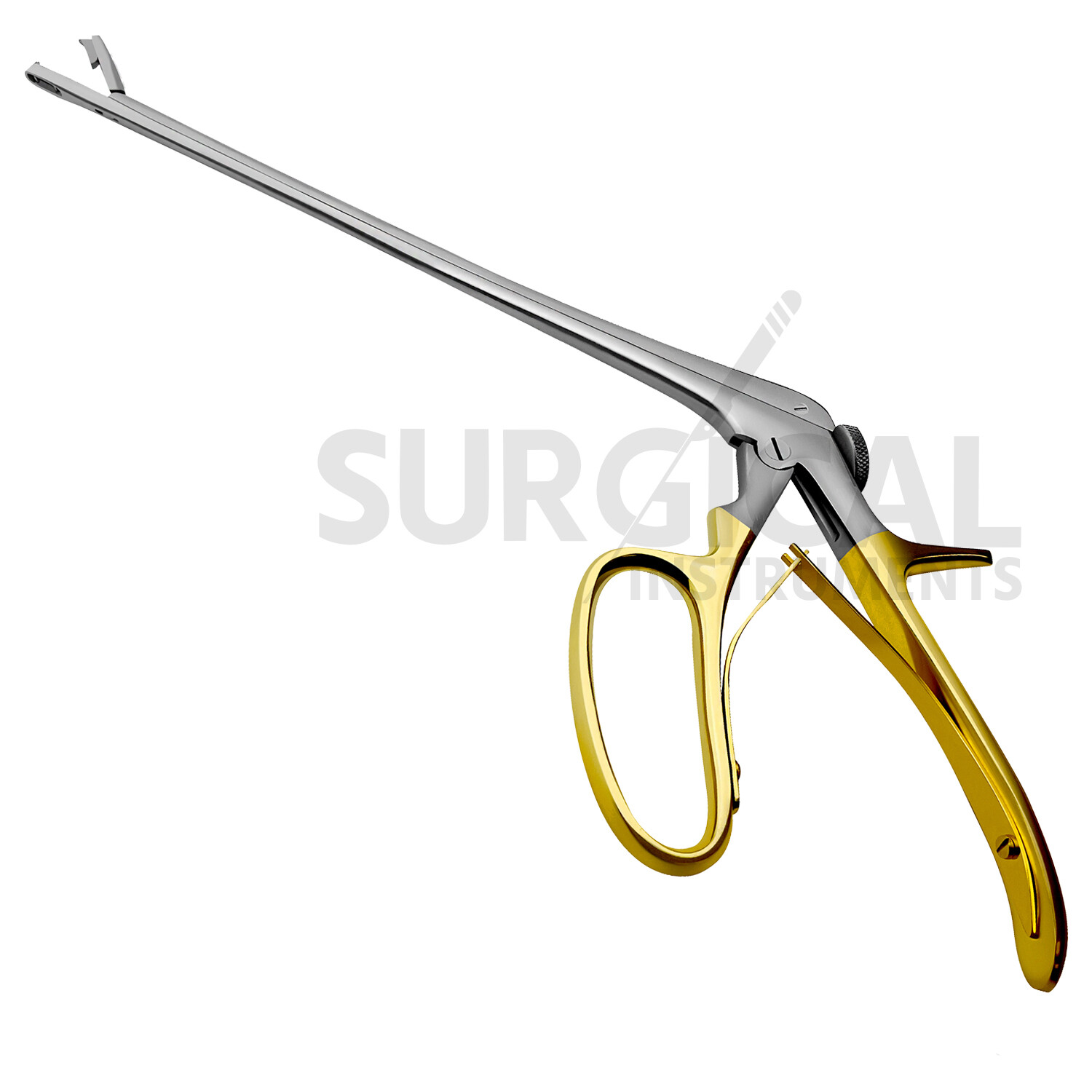 Tischler-Morgan Biopsy Forceps 3mmx7mm Bite 25cm Gold Handle Gynecology Surgical