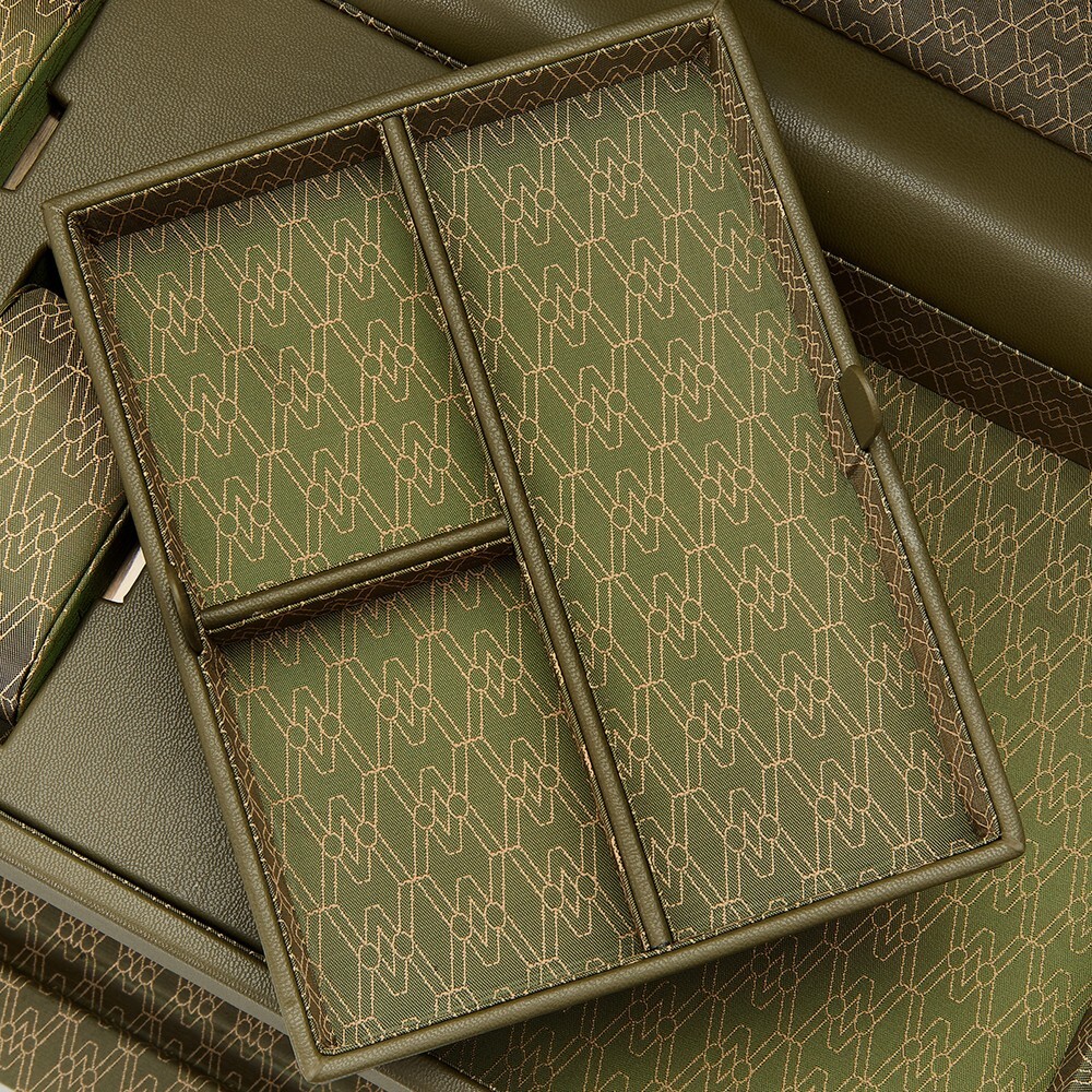 Earth Triple Watch Winder- Olive