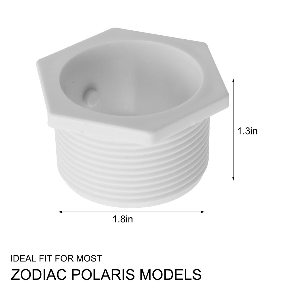 Wall Fitting Connector for Polaris Cleaners Hex Head Easy Installation