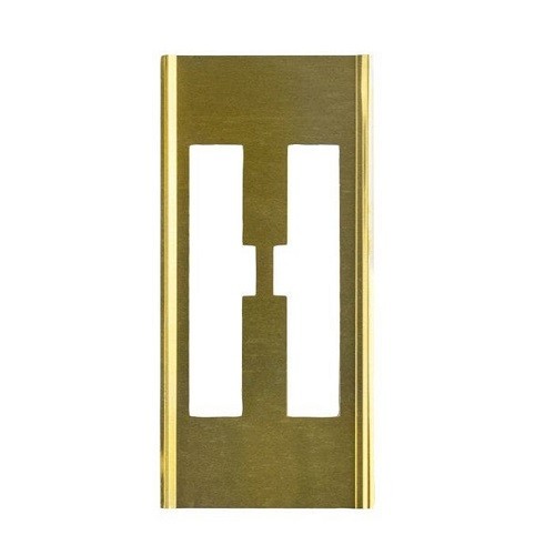 CH Hanson 10016H - Stencil Sort-6" Brass Gothic H