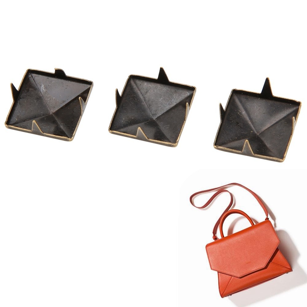 100pcs Square Pyramid Punk Rivets For DIY Leather Craft