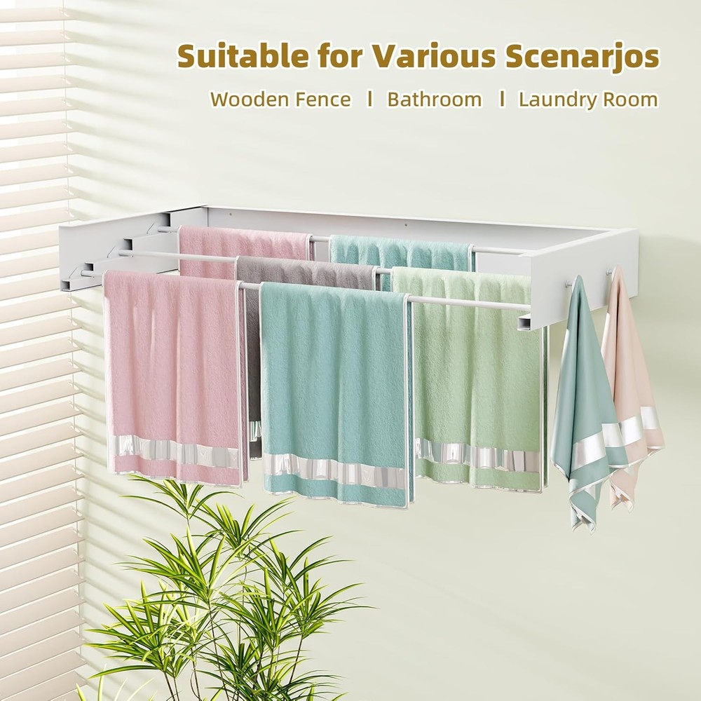 Wall Mounted Collapsible Drying Rack, Wall Mounted Drying Racks