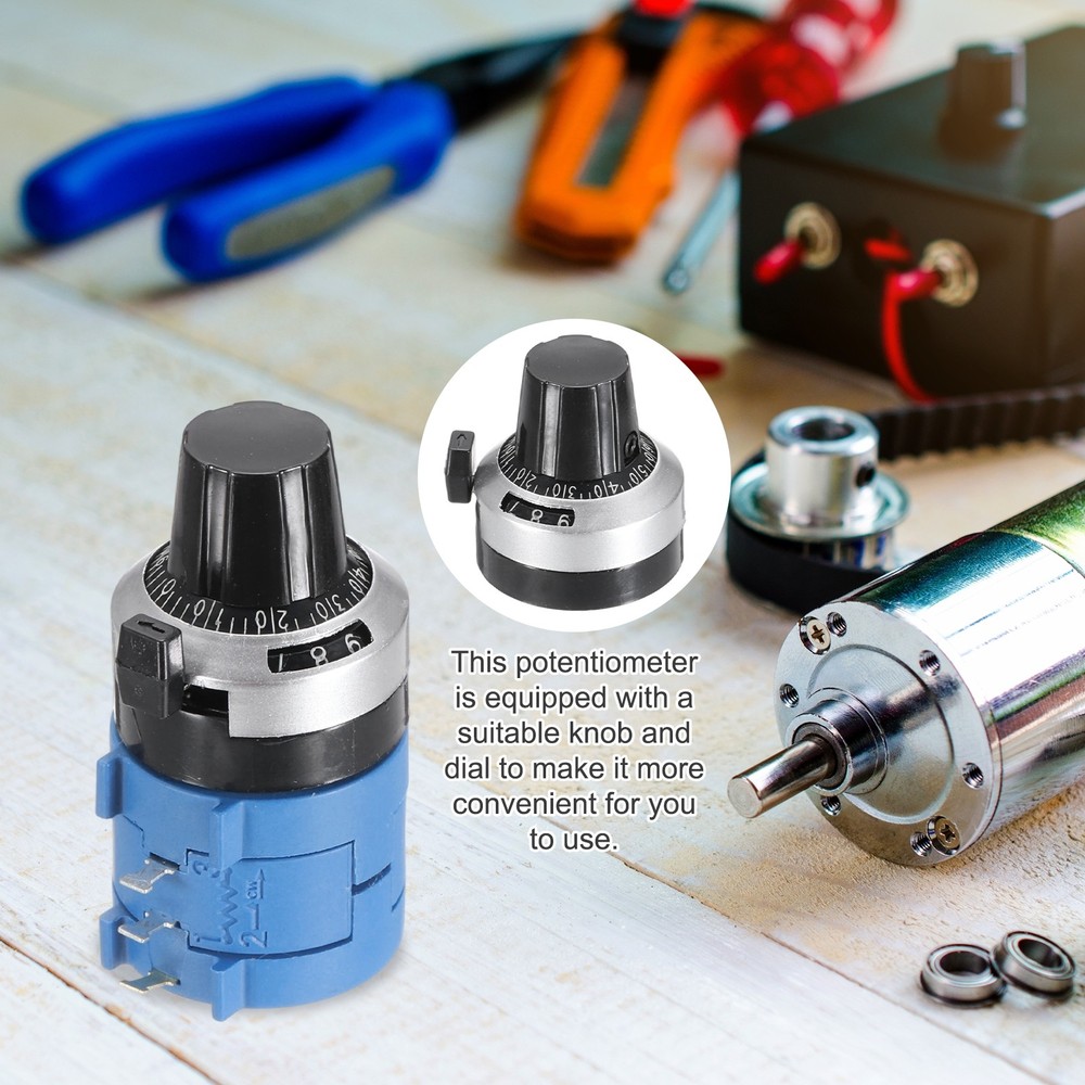 2 Set 3590S-2-104L 100Kohm Precision Multi Turn Wirewound Potentiometer Type 3