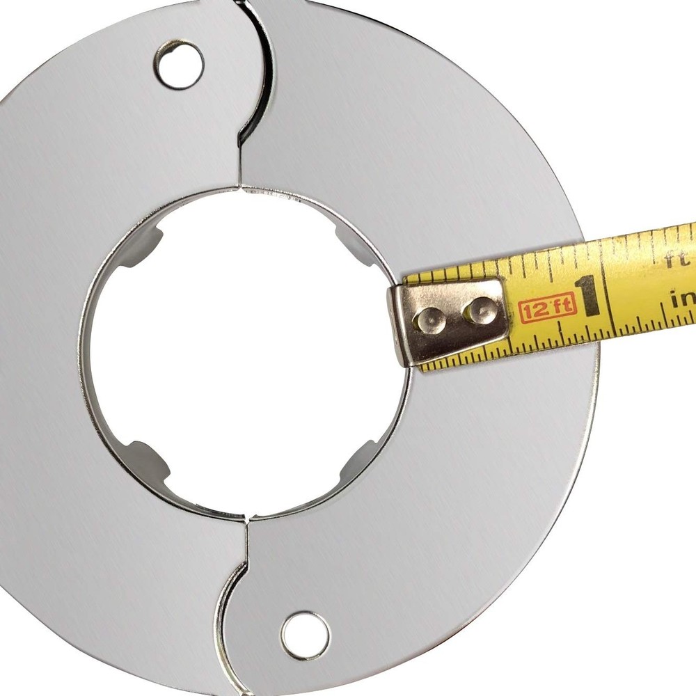 Avalon Floor And Ceiling Plate Split Flange Fits 1-1/4 Inch Ips Galvanized Pipe