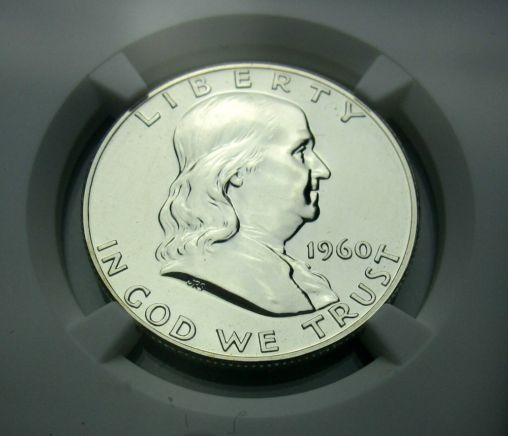 1960 Proof 69 Franklin Silver Half Dollar Proof PF69 NGC NICE