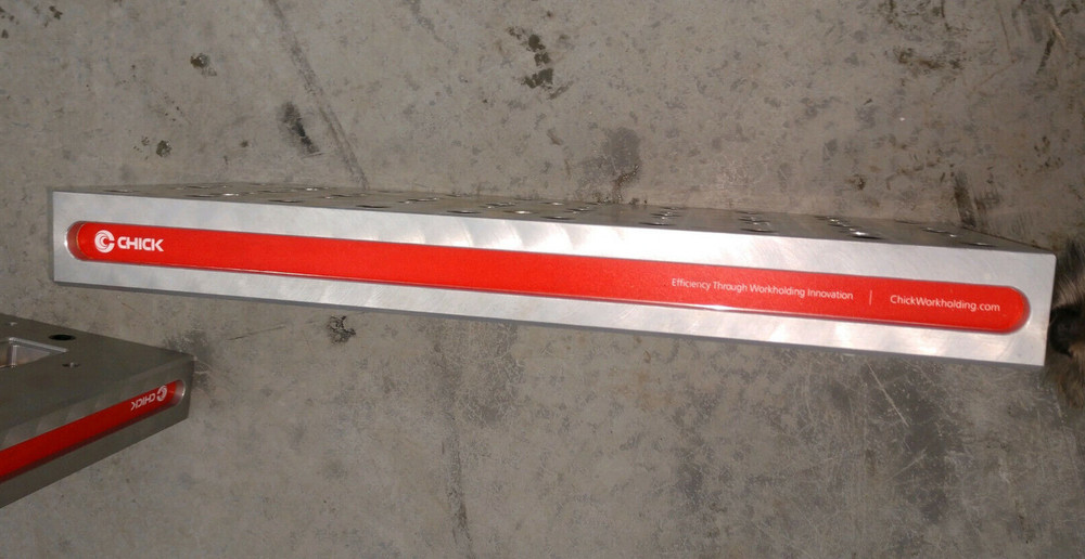 Chick Vise QwikStak 50 Quick Stack Modular Fixture Custom Faceplate