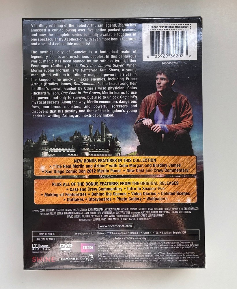 Merlin:The Complete Series-NEW BOX