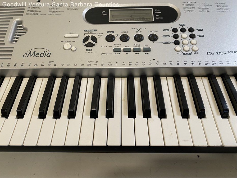 eMedia Portable Electronic Keyboard 61-Keys - Read