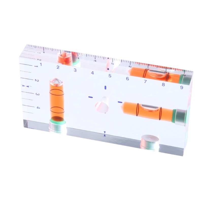 Essential Leveling with Clear Housing & Precisions Liquid Small Leveling Tool