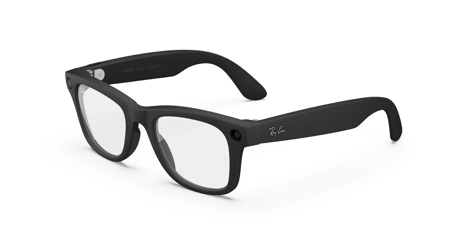 Ray-Ban Meta Wayfarer - Gen 2 - Matte Black Frame - Clear Lenses