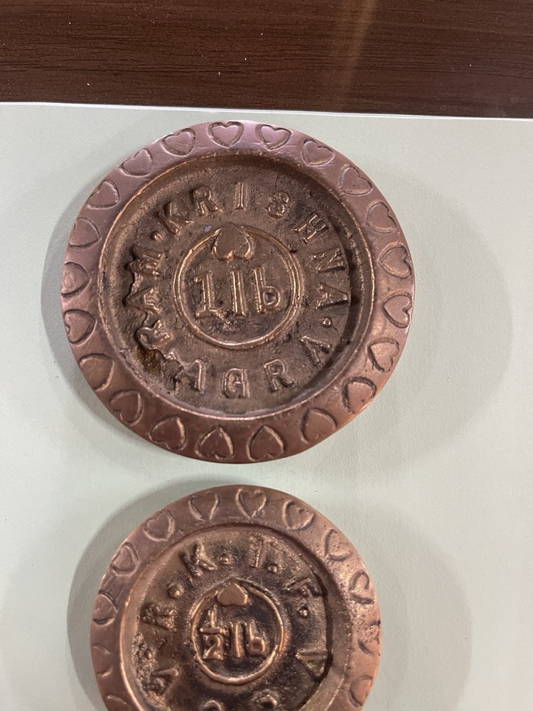 (5) Piece Bronze Scale Weight Set