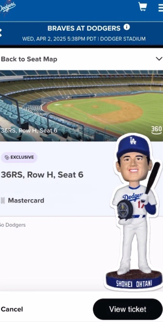 Shohei Ohtani MVP - Los Angeles Dodgers Bobblehead SGA SILVER No Original BOX