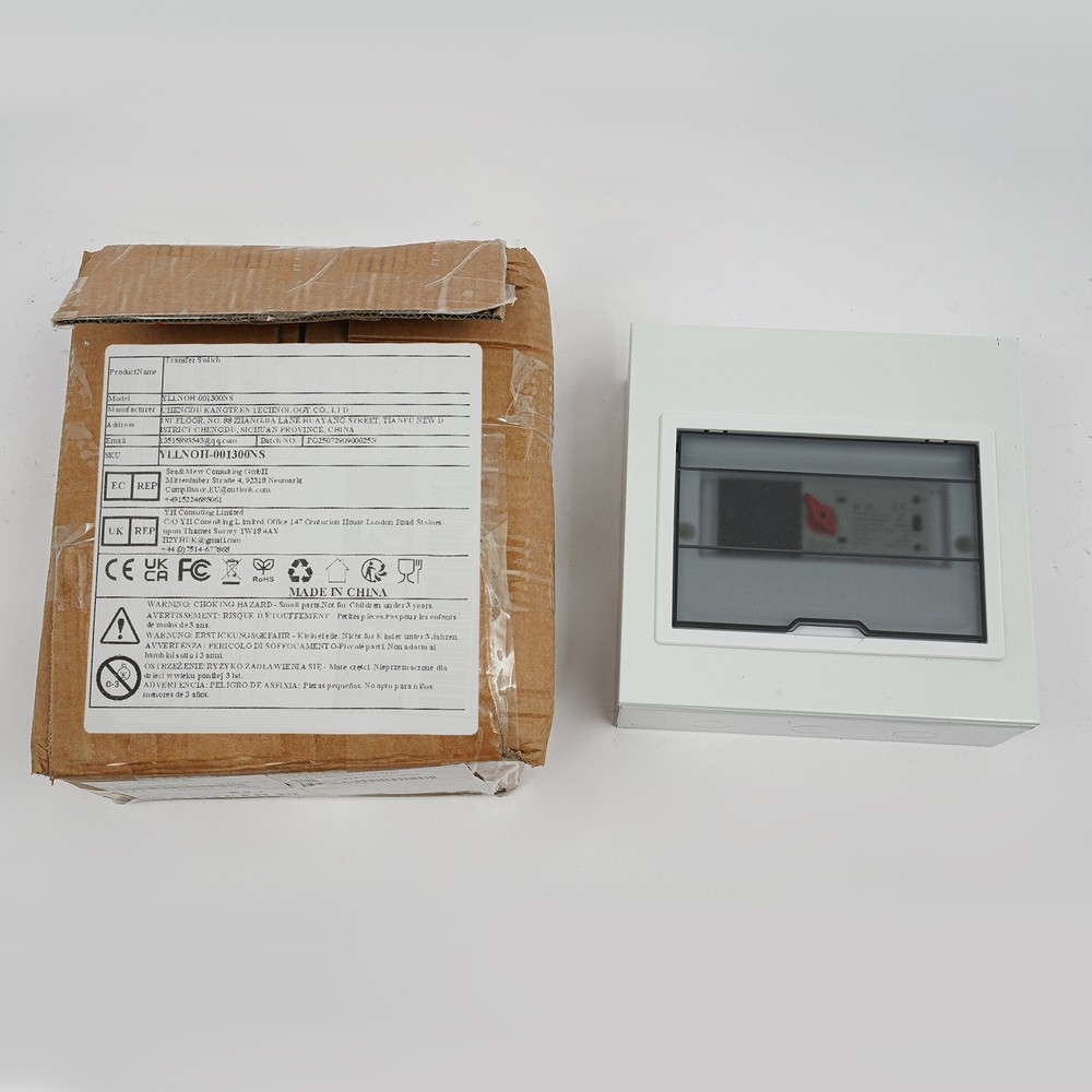 110V Automatic Transfer Switch, 3P 100A Transfer Switch Wall-mounted 24000W